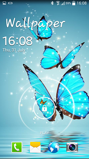 Butterfly - безкоштовно скачати живі шпалери на Андроїд телефон або планшет.
