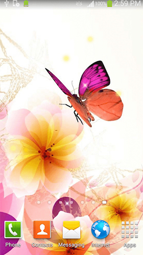 Téléchargement gratuit de Butterfly by Dream World HD Live Wallpapers pour Android.