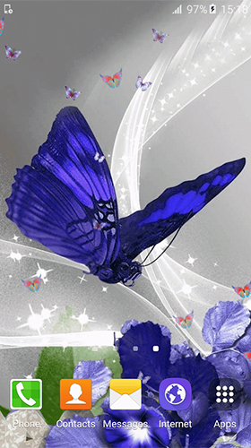 Screenshots von Butterfly by Free Wallpapers and Backgrounds für Android-Tablet, Smartphone.