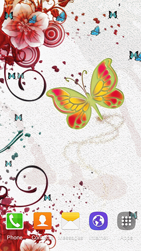 Capturas de pantalla de Butterfly by Free Wallpapers and Backgrounds para tabletas y teléfonos Android.