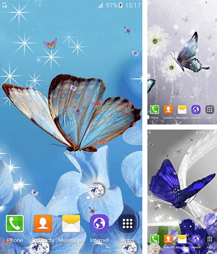 Kostenloses Android-Live Wallpaper Schmetterling. Vollversion der Android-apk-App Butterfly by Free Wallpapers and Backgrounds für Tablets und Telefone.