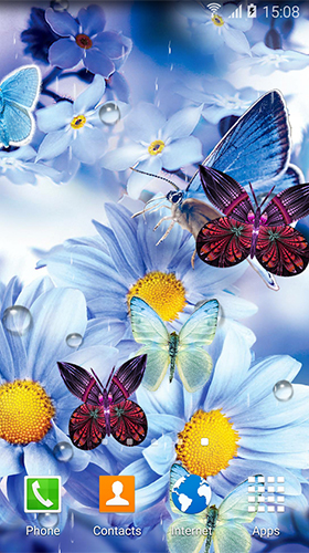 Capturas de pantalla de Butterfly by Live Wallpapers 3D para tabletas y teléfonos Android.