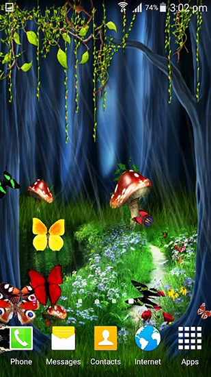 Papeis de parede animados Borboleta: Natureza para Android. Papeis de parede animados Butterfly: Nature para download gratuito.