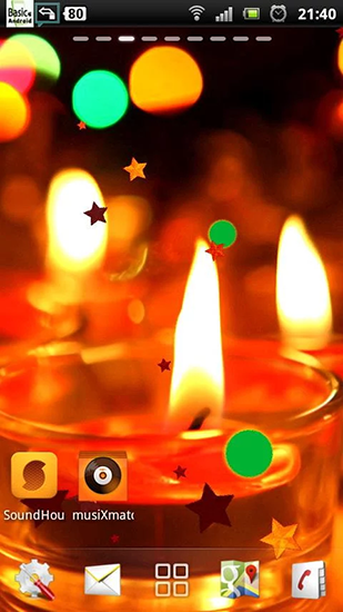 Papeis de parede animados Vela para Android. Papeis de parede animados Candle para download gratuito.