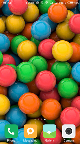 Screenshots of the Candy HD for Android tablet, phone.