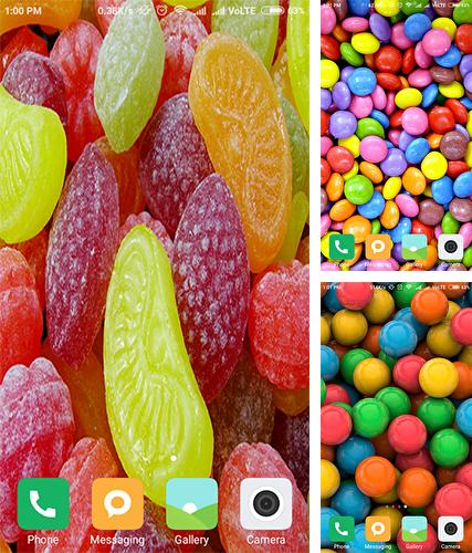 Télécharger le fond d'écran animé gratuit Bonbons HD . Obtenir la version complète app apk Android Candy HD pour tablette et téléphone.