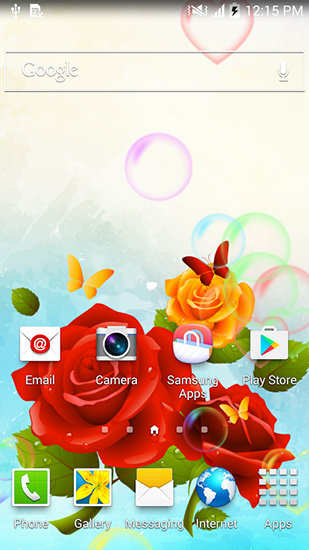Candy love crush für Android spielen. Live Wallpaper Süße Liebe kostenloser Download.