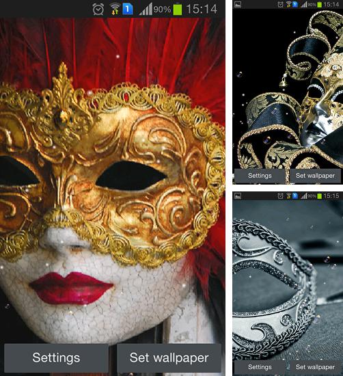 Дополнительно к живым обоям на Андроид телефоны и планшеты Океан и закат, вы можете также бесплатно скачать заставку Carnival mask.