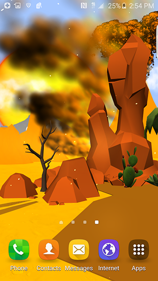 Геймплей Cartoon desert 3D для Android телефона.