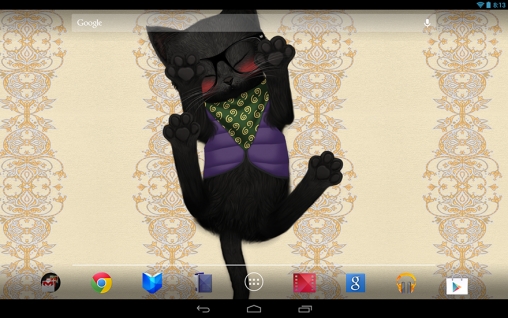 Screenshots of the Cat HD for Android tablet, phone.
