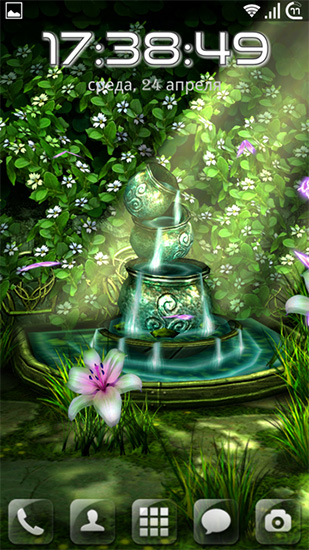 Celtic garden HD live wallpaper for Android. Celtic garden HD free download  for tablet and phone.