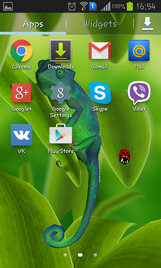 Download Chameleon 3D - livewallpaper for Android. Chameleon 3D apk - free download.