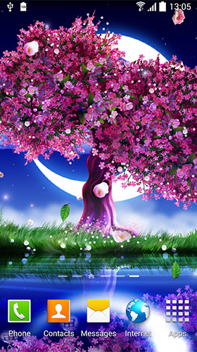 Papeis de parede animados Cereja em flor para Android. Papeis de parede animados Cherry in blossom para download gratuito.