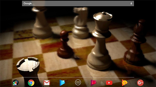 Screenshots do Xadrez 3D para tablet e celular Android.
