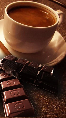 Скріншот Chocolate and coffee. Скачати живі шпалери на Андроїд планшети і телефони.