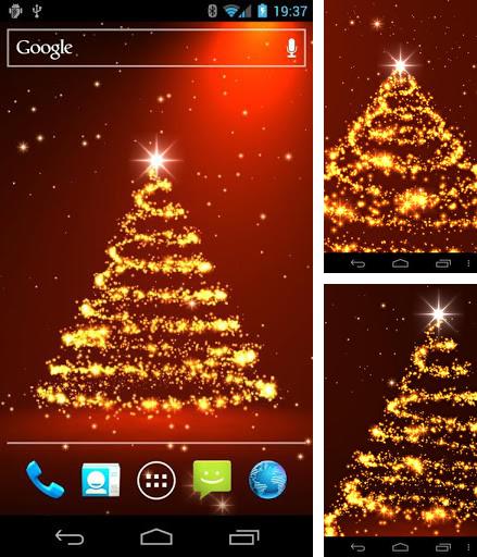 Kostenloses Android-Live Wallpaper Weihnachten. Vollversion der Android-apk-App Christmas für Tablets und Telefone.