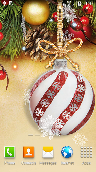 Download Christmas balls - livewallpaper for Android. Christmas balls apk - free download.