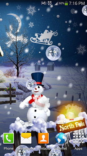 Télécharger le fond d'écran animé gratuit Noël . Obtenir la version complète app apk Android Christmas by Appspundit Infotech pour tablette et téléphone.