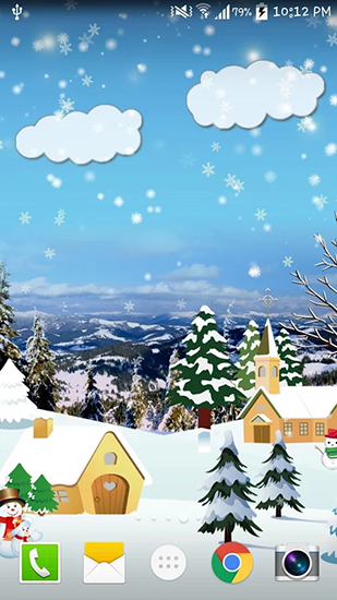 Capturas de pantalla de Christmas by Live wallpaper hd para tabletas y teléfonos Android.