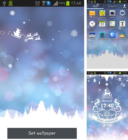 Alem do papel de parede animado Queda de neve para telefones e tablets Android, voce tambem pode baixar Sonho de Natal, Christmas dream gratuitamente.