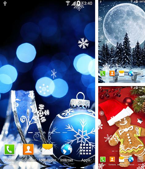 Kostenloses Android-Live Wallpaper Weihnachten HD. Vollversion der Android-apk-App Christmas HD by Amax lwps für Tablets und Telefone.