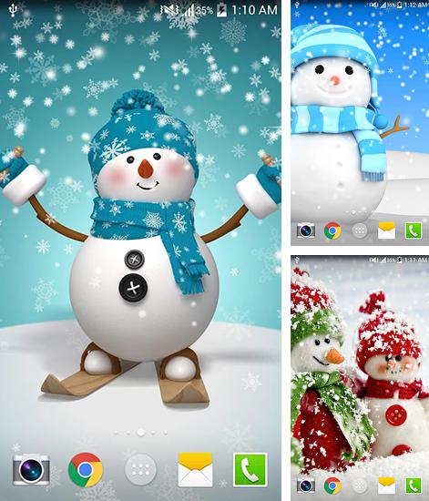 Дополнительно к живым обоям на Андроид телефоны и планшеты Весенние цветы, вы можете также бесплатно скачать заставку Christmas HD by Live wallpaper hd.