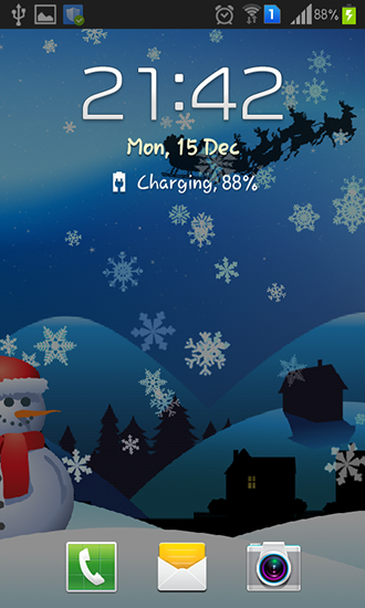 Screenshots do Magia de Natal para tablet e celular Android.