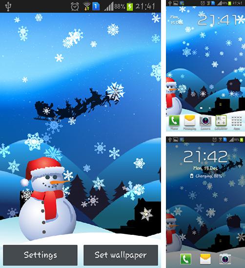 Download live wallpaper Christmas magic for Android. Get full version of Android apk livewallpaper Christmas magic for tablet and phone.