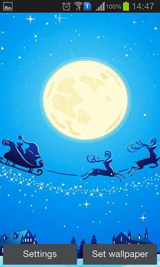 Capturas de pantalla de Christmas night by Jango lwp studio para tabletas y teléfonos Android.