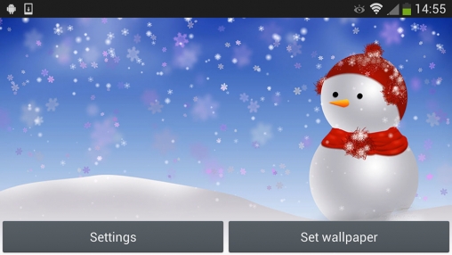 免费下载安卓版。获取平板和手机完整版安卓 apk app Christmas snowman。