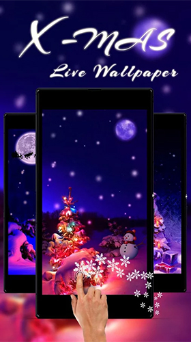 Papeis de parede animados Árvore de Natal para Android. Papeis de parede animados Christmas tree by Live Wallpaper Workshop para download gratuito.