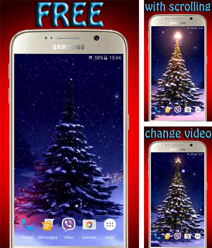 Télécharger le fond d'écran animé gratuit Sapin de Noël . Obtenir la version complète app apk Android Christmas tree by Pro LWP pour tablette et téléphone.