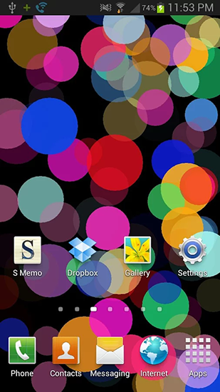 Circles - скачать бесплатно живые обои для Андроид на рабочий стол.