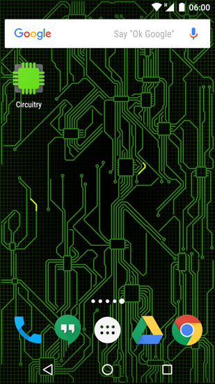 Circuitry für Android spielen. Live Wallpaper Circuitry kostenloser Download.