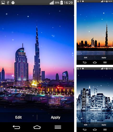 Descarga gratuita fondos de pantalla animados Panorama de la ciudad para Android. Consigue la versión completa de la aplicación apk de City skyline para tabletas y teléfonos Android.