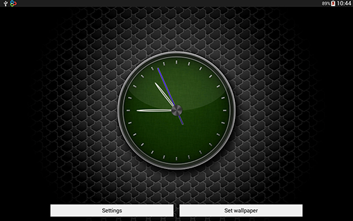 Android タブレット、携帯電話用T-Me Clocks：時計のスクリーンショット。