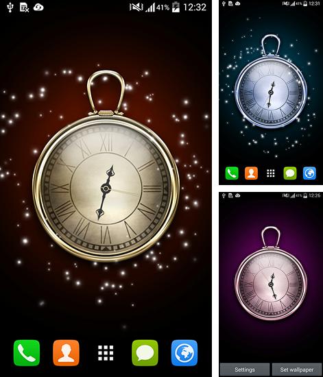 Clock HD - бесплатно скачать живые обои на Андроид телефон или планшет.