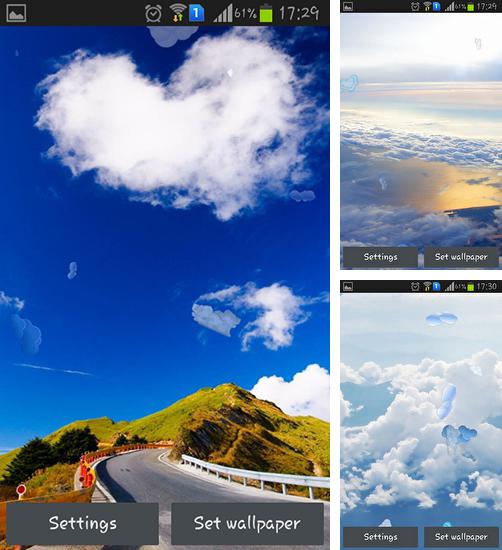 Kostenloses Android-Live Wallpaper Wolken. Vollversion der Android-apk-App Cloud für Tablets und Telefone.