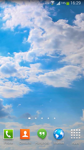 Clouds HD 5 - скачати безкоштовно живі шпалери для Андроїд на робочий стіл.