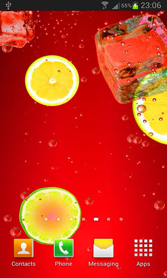 Cocktails and drinks - скриншоты живых обоев для Android.