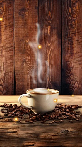 Coffee by Free Apps Factory für Android spielen. Live Wallpaper Kaffee kostenloser Download.