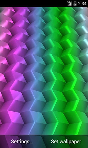 Screenshots of the Color crystals for Android tablet, phone.