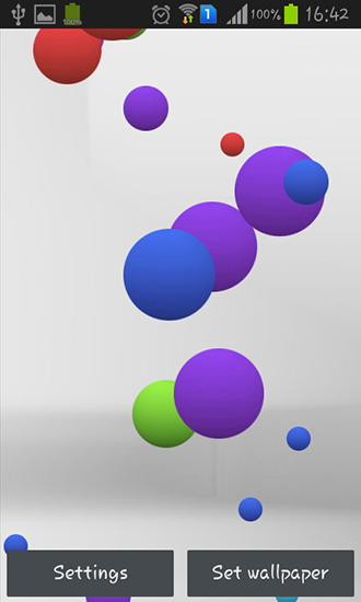 Screenshots of the Colorful bubble for Android tablet, phone.