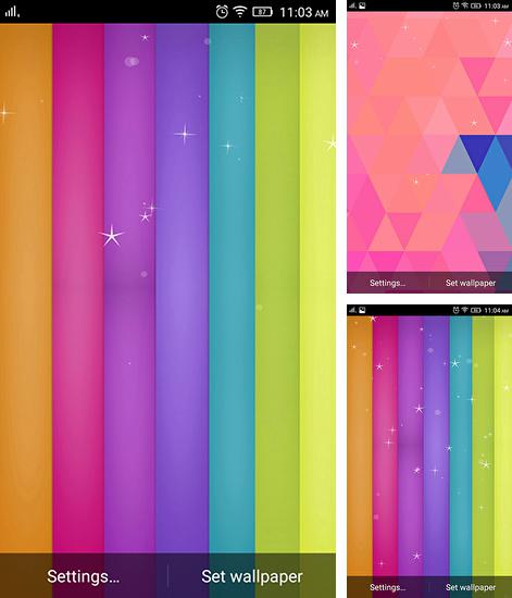 Kostenloses Android-Live Wallpaper Farben. Vollversion der Android-apk-App Colors für Tablets und Telefone.