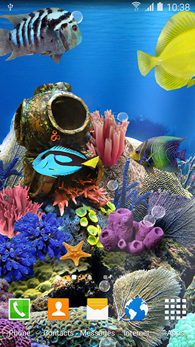 Coral fish - бесплатно скачать живые обои на Андроид телефон или планшет.