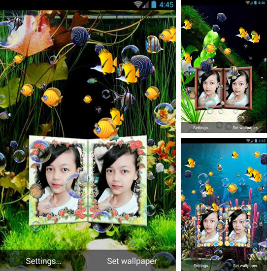 Descarga gratuita fondos de pantalla animados Fotos en el acuario para Android. Consigue la versión completa de la aplicación apk de Couple photo aquarium para tabletas y teléfonos Android.