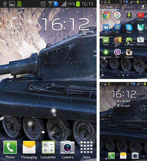 Додатково до живої шпалери Вихрова галактика для Android телефонів та планшетів, Ви можете також безкоштовно скачати Crazy war: Tank.
