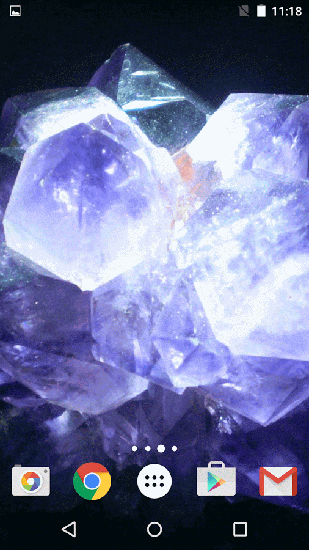 Screenshots von Crystals by Fun live wallpapers für Android-Tablet, Smartphone.