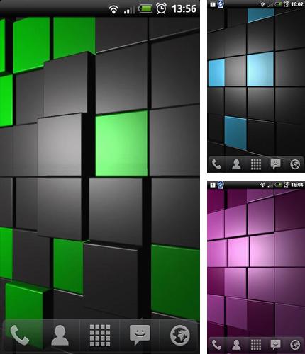Kostenloses Android-Live Wallpaper Cubescape. Vollversion der Android-apk-App Cubescape für Tablets und Telefone.