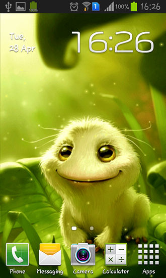 Cute alien live wallpaper for Android. Cute alien free download for tablet  and phone.